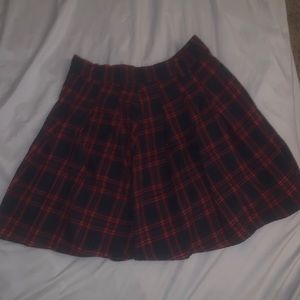 black & red or yellow & white ish skirts